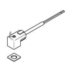 KMEB-3-24-5-LED plug socket with cable Festo